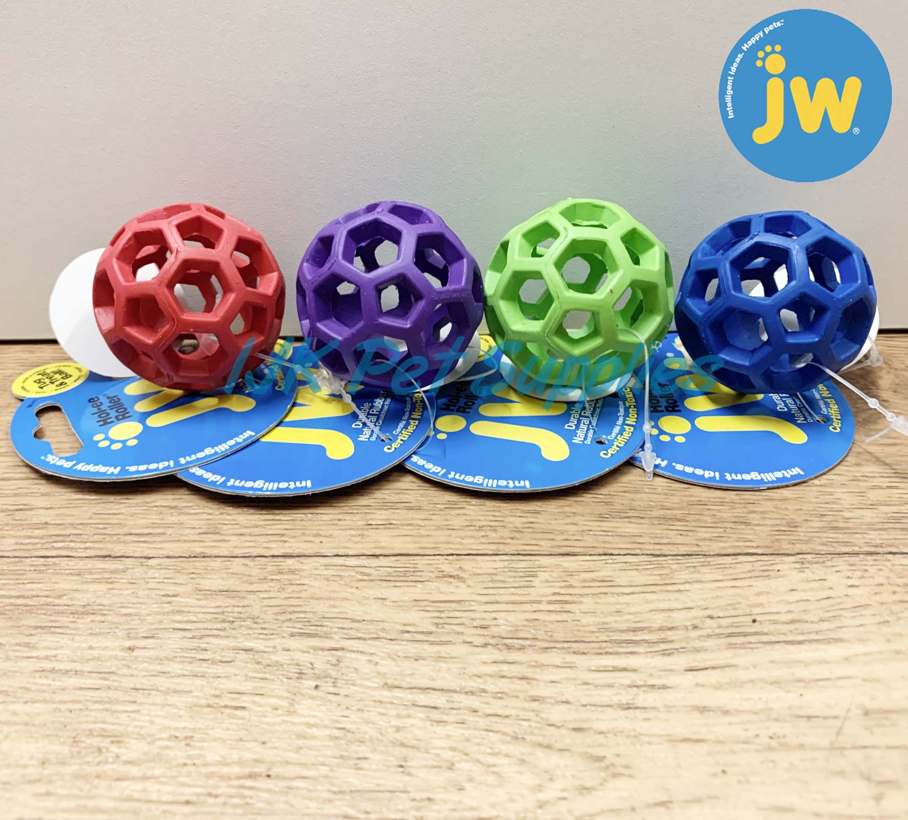 JW Holee Roller Rubber Cage Ball IJK Pet Supplies