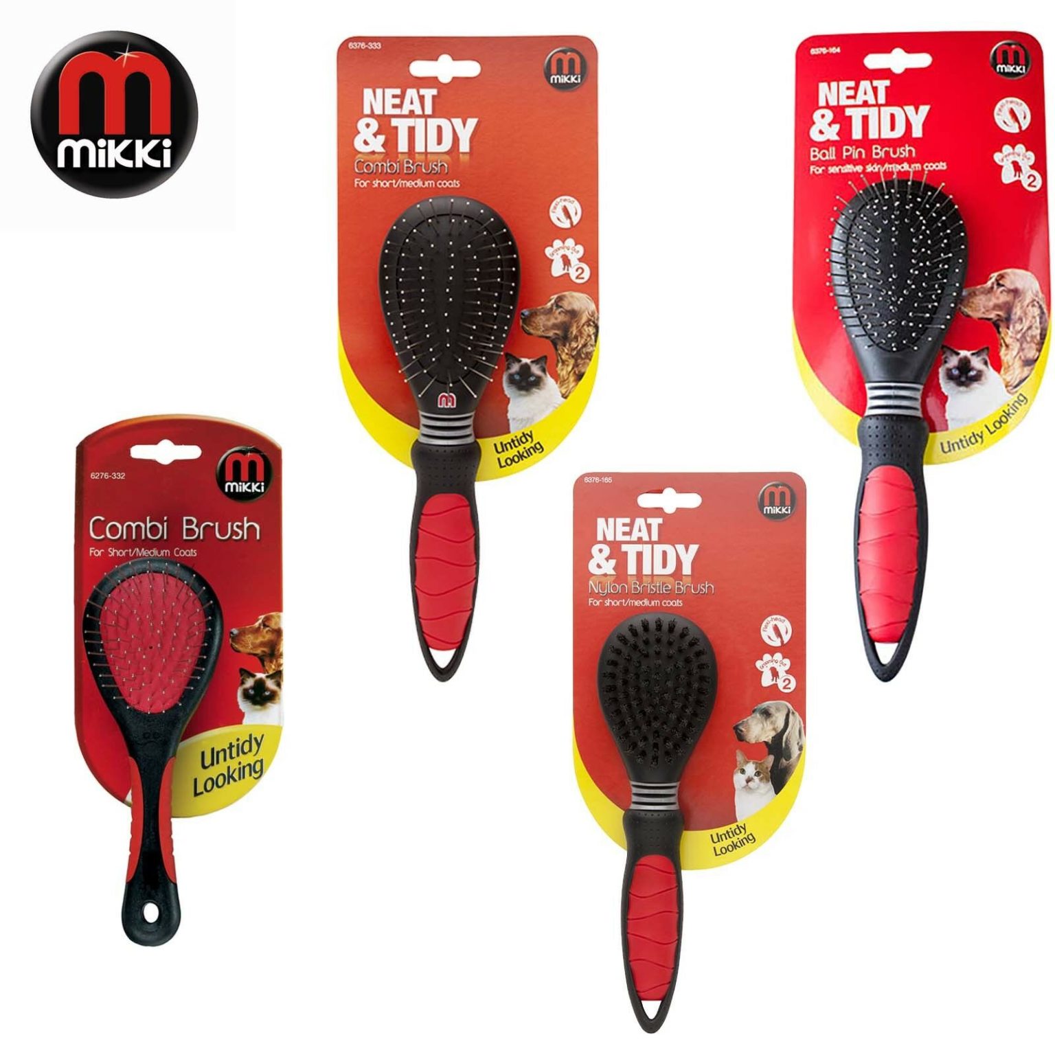 Mikki Cat Dog Grooming brush brushes various styles IJK Pet Supplies