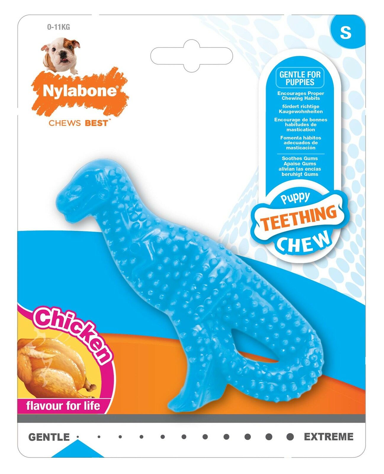 nylabone dinosaur puppy