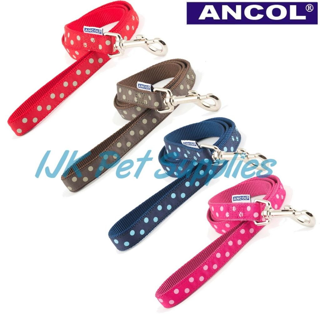 Ancol Dog Fashion Adjustable Nylon Collars & Leads Classic Collection