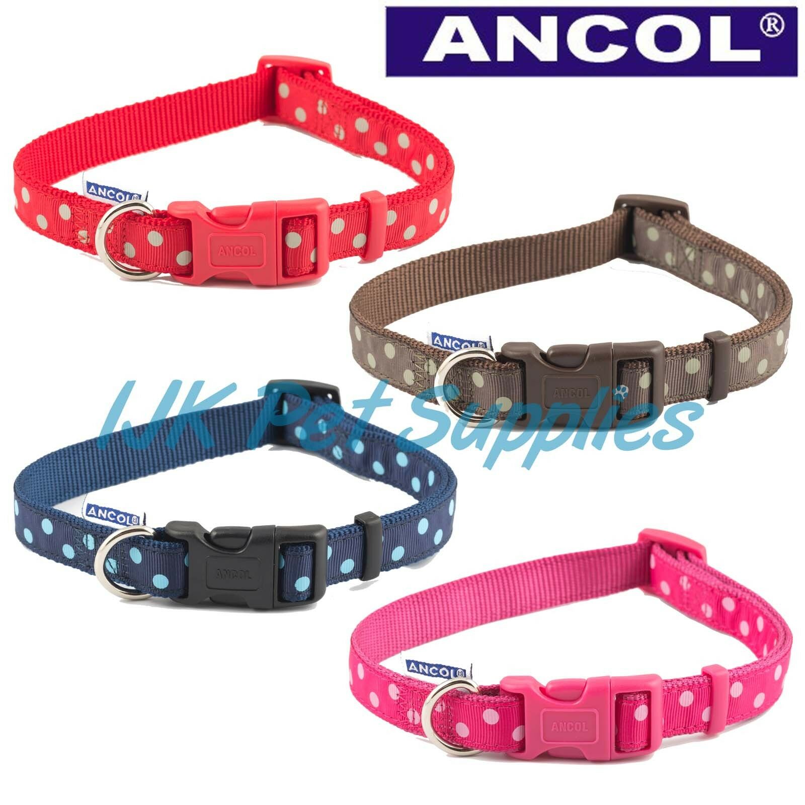 Ancol Dog Fashion Adjustable Nylon Collars & Leads Classic Collection