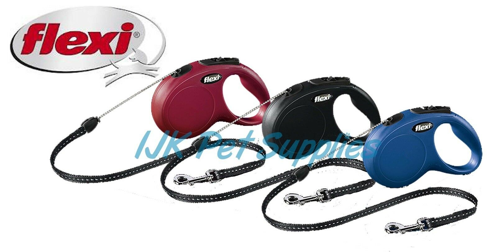 New Flexi classic Retract Retractable Dog Puppy Lead Leash cord or