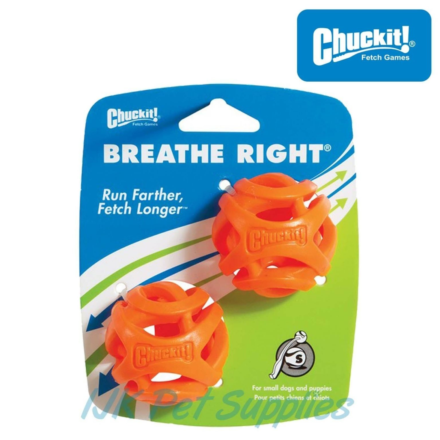 Chuckit Breathe Right Interactive Toys IJK Pet Supplies